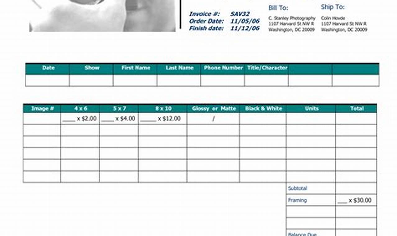 Uncover the Ultimate Invoice Template Secrets for Photographers