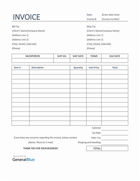 Basic invoice template Templates at
