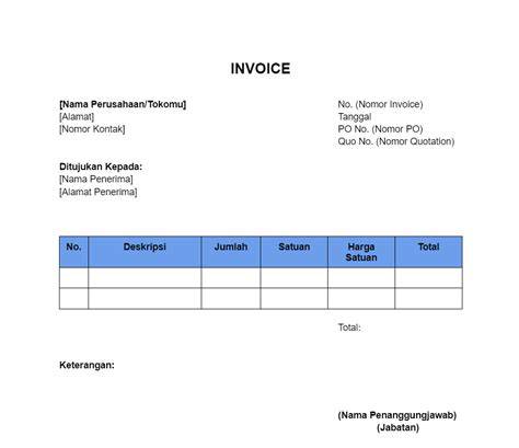 Invoice Kosong