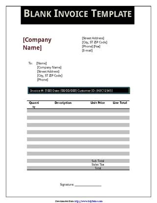 Invoice Template 3