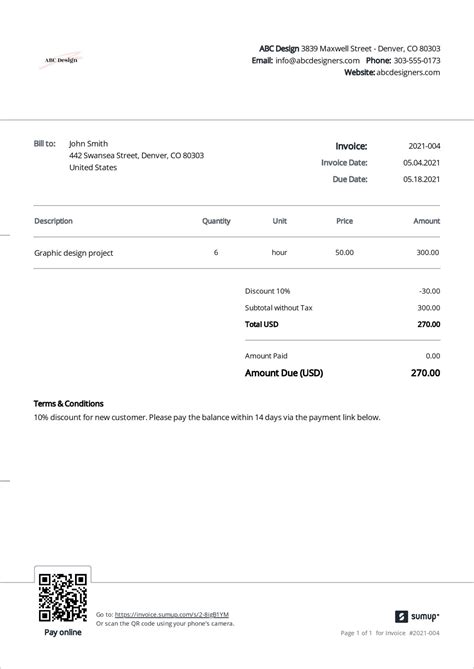 Professional Invoice Template Free Download