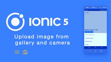 Ionicフォトギャラリーアプリの画面イメージ