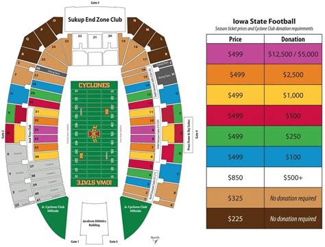 Iowa State Seating Chart