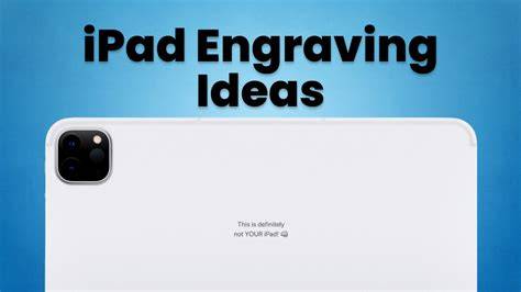 Ipad Air Engraved