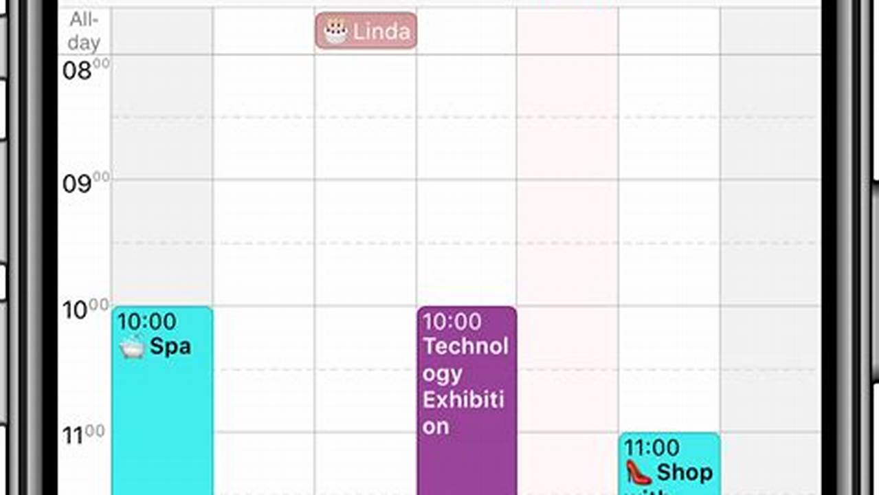 Iphone Weekly Calendar View