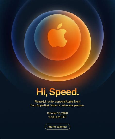 Iphone 12 Event Date