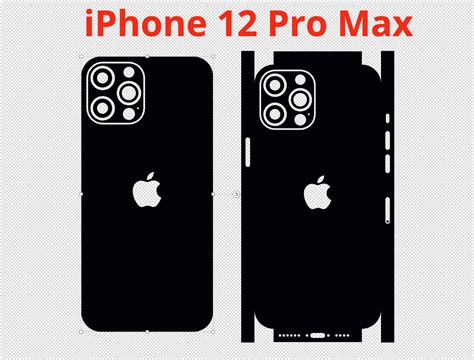 Unleash Your Creativity with the Ultimate iPhone 12 Pro Max Skin Template - Get it for Free Now!