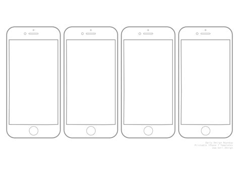 Iphone 7 Printable Templates
