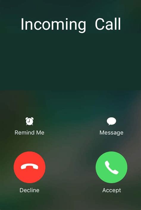 Iphone Call Template