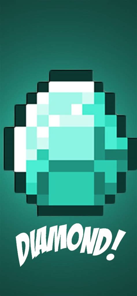 Iphone Diamond Minecraft Wallpaper