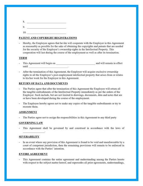 Ipr Agreement Template