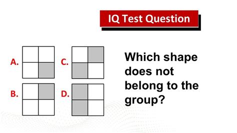 Iq Test Questions With Answers Sample