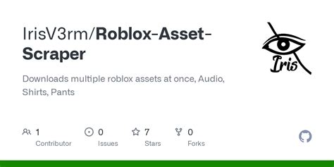 IrisV3rm/Roblox-Asset-Scraper: Downloads multiple roblox  - GitHub