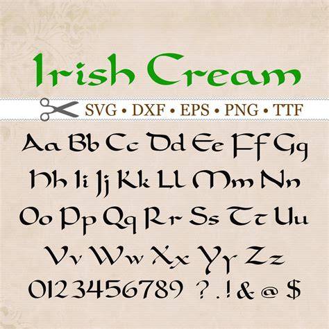 Irish Font On Word - thesolvify