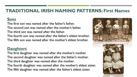 Irish Naming Patterns