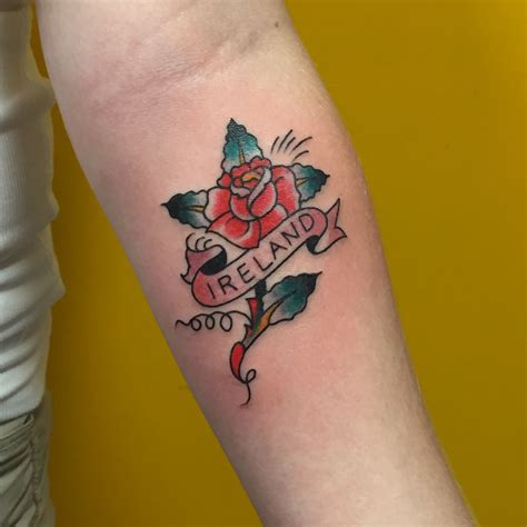 Irish Rose Tattoo