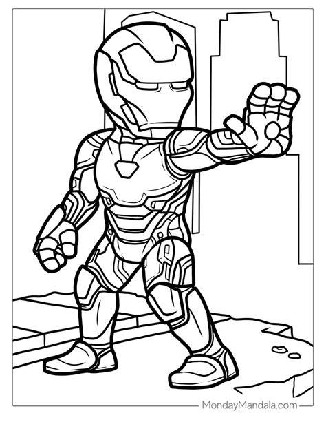 Iron Man Color Page