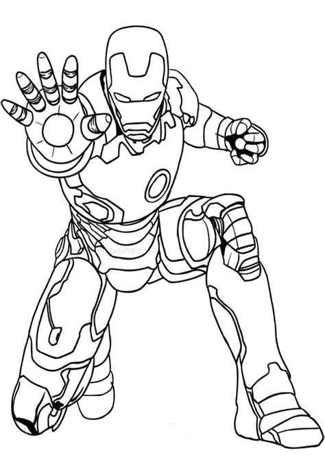 Iron Man Color Pages