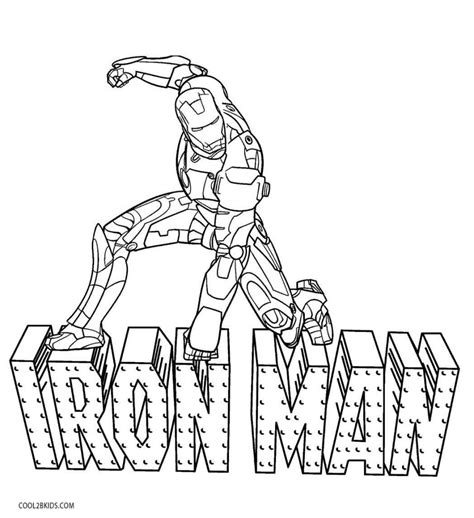 Iron Man Malvorlage