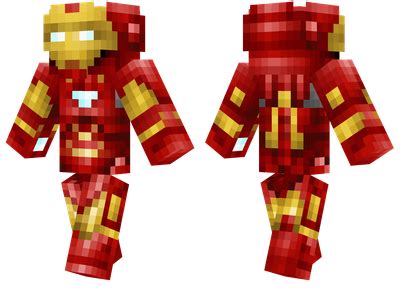 Unleash Your Inner Superhero with Iron Man Skins for Minecraft