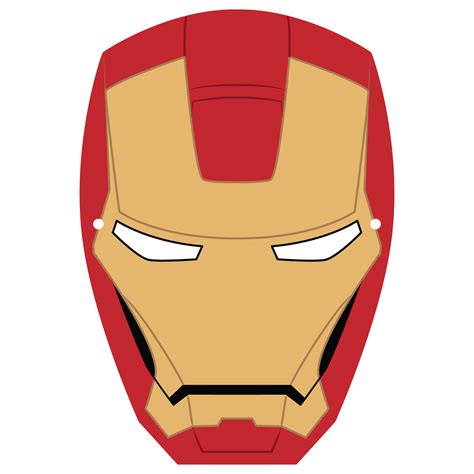 Ironman Mask Template