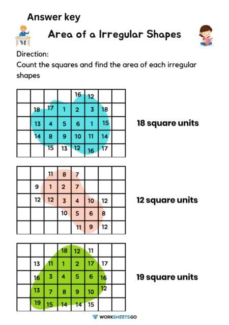Irregular Area Worksheet - Great Research