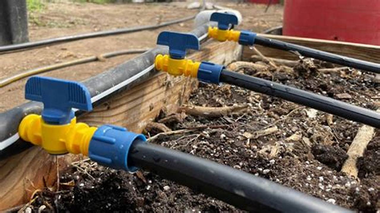irrigation system installation