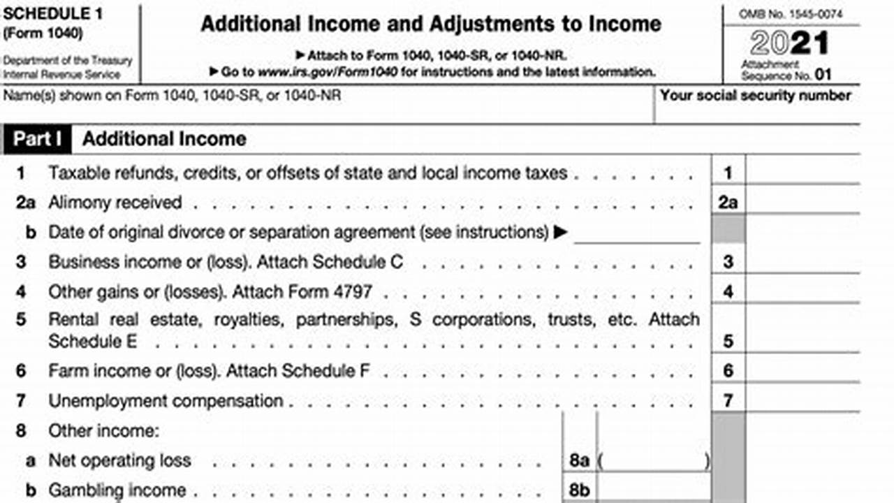 Irs Schedule 1 2025