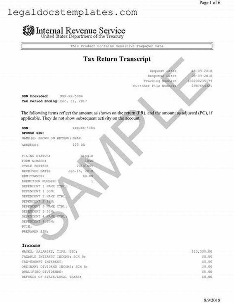 Irs Transcript Request Form