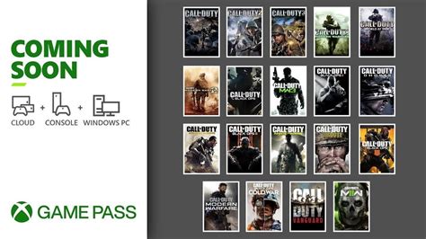 Is Call of Duty on Xbox Game Pass?