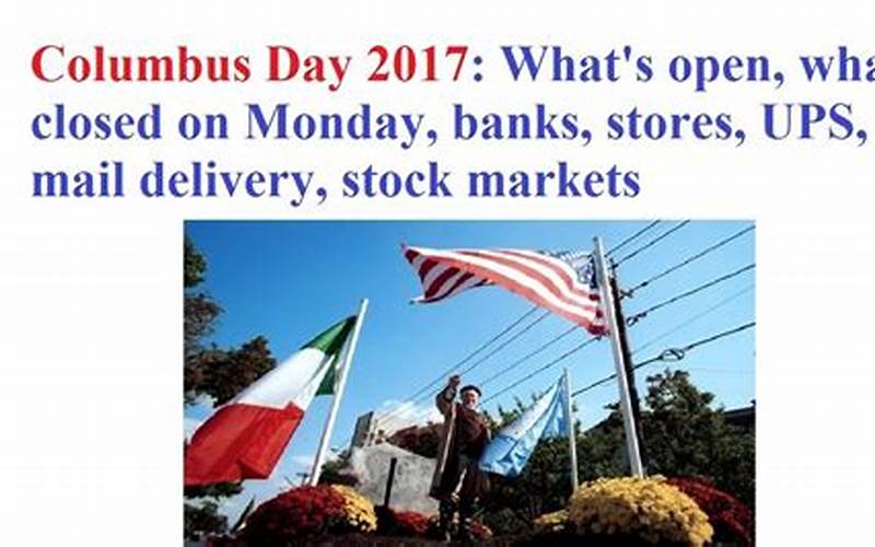 Is Nbt Banks Open On Columbus Day 2018?