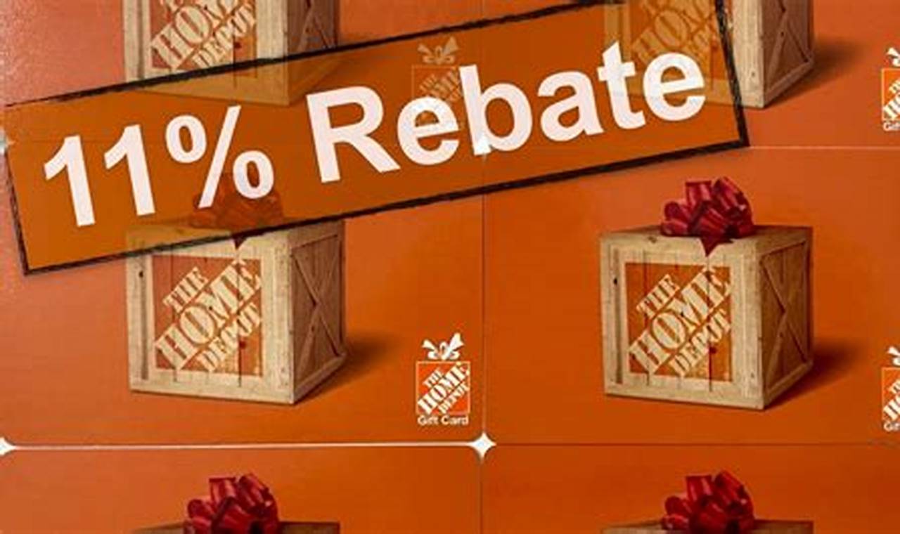 Is The Home Depot 11 Rebate Real
