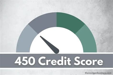Is A 450 Credit Score Good