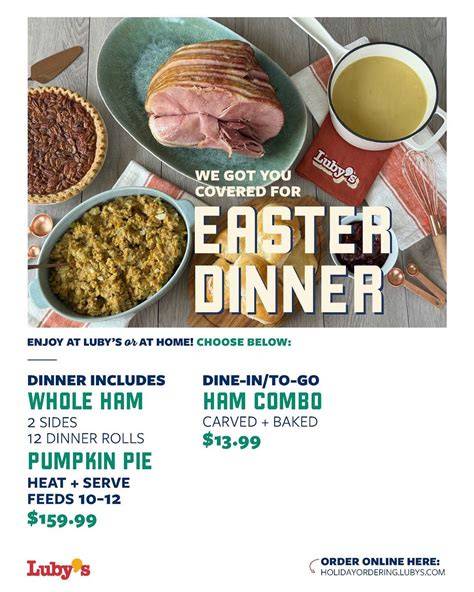 Is Lubys Open On Easter