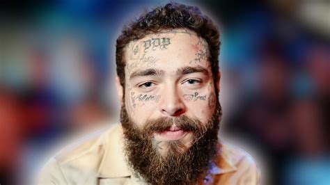 Is Post Malones Face Tattoos Real