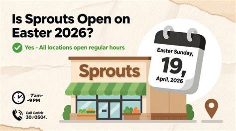 Is Sprouts Open Easter Sunday