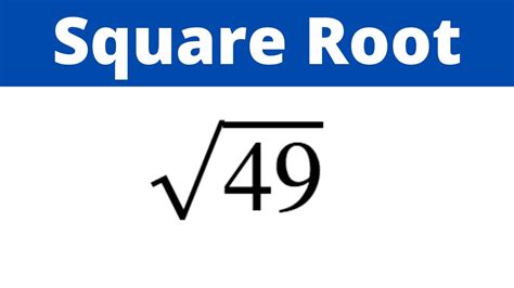 Is Square Root Of 49 A Rational Number