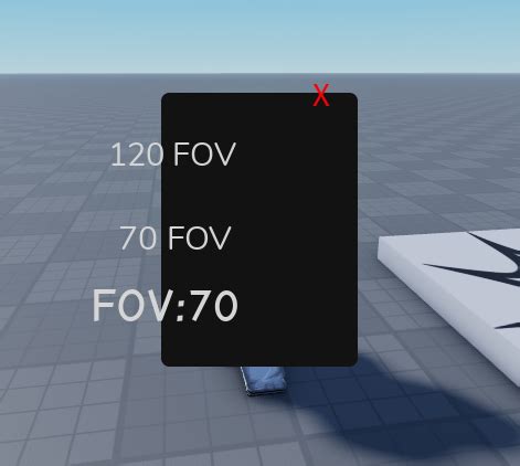 Is there a fov changer for Roblox that can be downloaded to be used 
