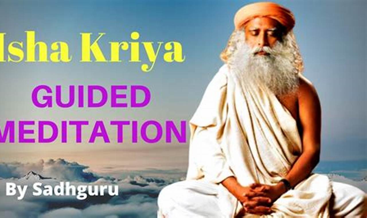 Isha Kriya Guided Meditation