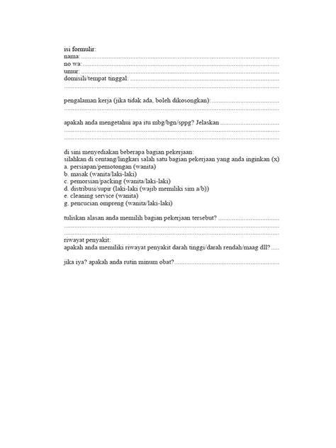 Isi Formulir Open Dispute