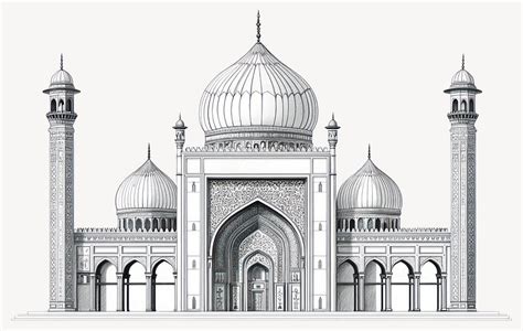 Islamic Architecture Drawing