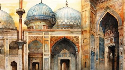 Islamic Architecture Paintings