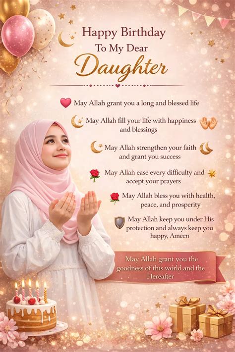 Islamic Birthday Duas For Daughter