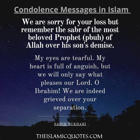 Islamic Condolences Dua