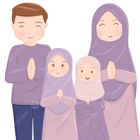 Islamic Family Cartoon