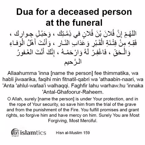 Islamic Funeral Dua