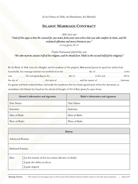 Islamic Marriage Contract: Everything You Need to Know for a Strong and Happy Union