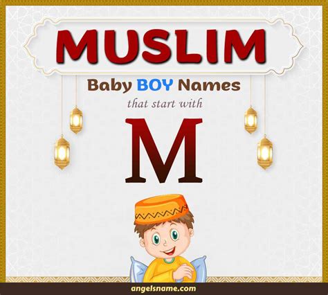 Islamic Names For Boys Starting With M