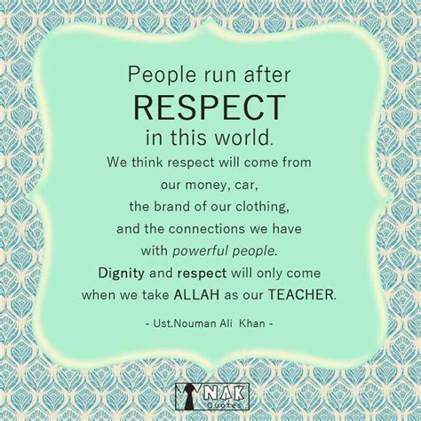 Islamic Quotes Respect