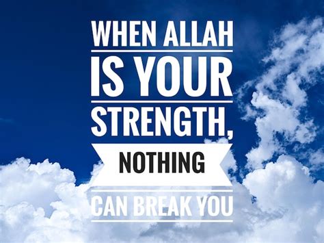 Islamic Quotes Strength